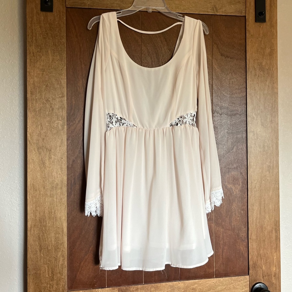 Very light pink dress!